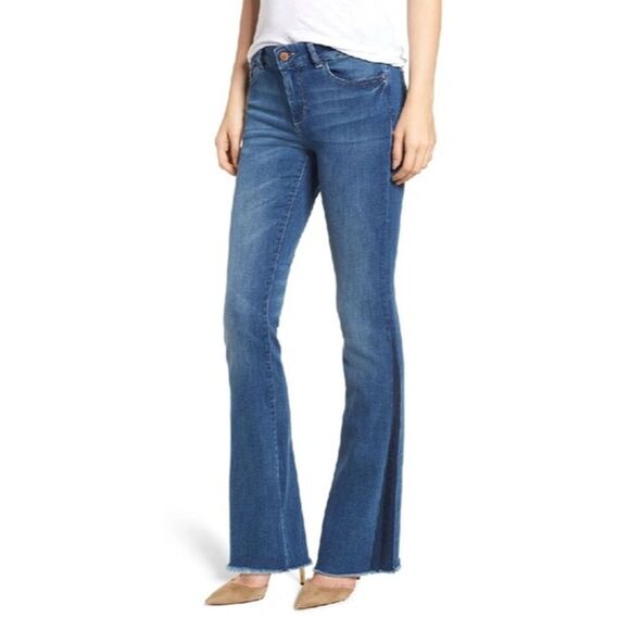DL1961 Women's Bridget Mid Rise Instasculpt Bootcut Jeans in Newbury Size 28 - Picture 1 of 11